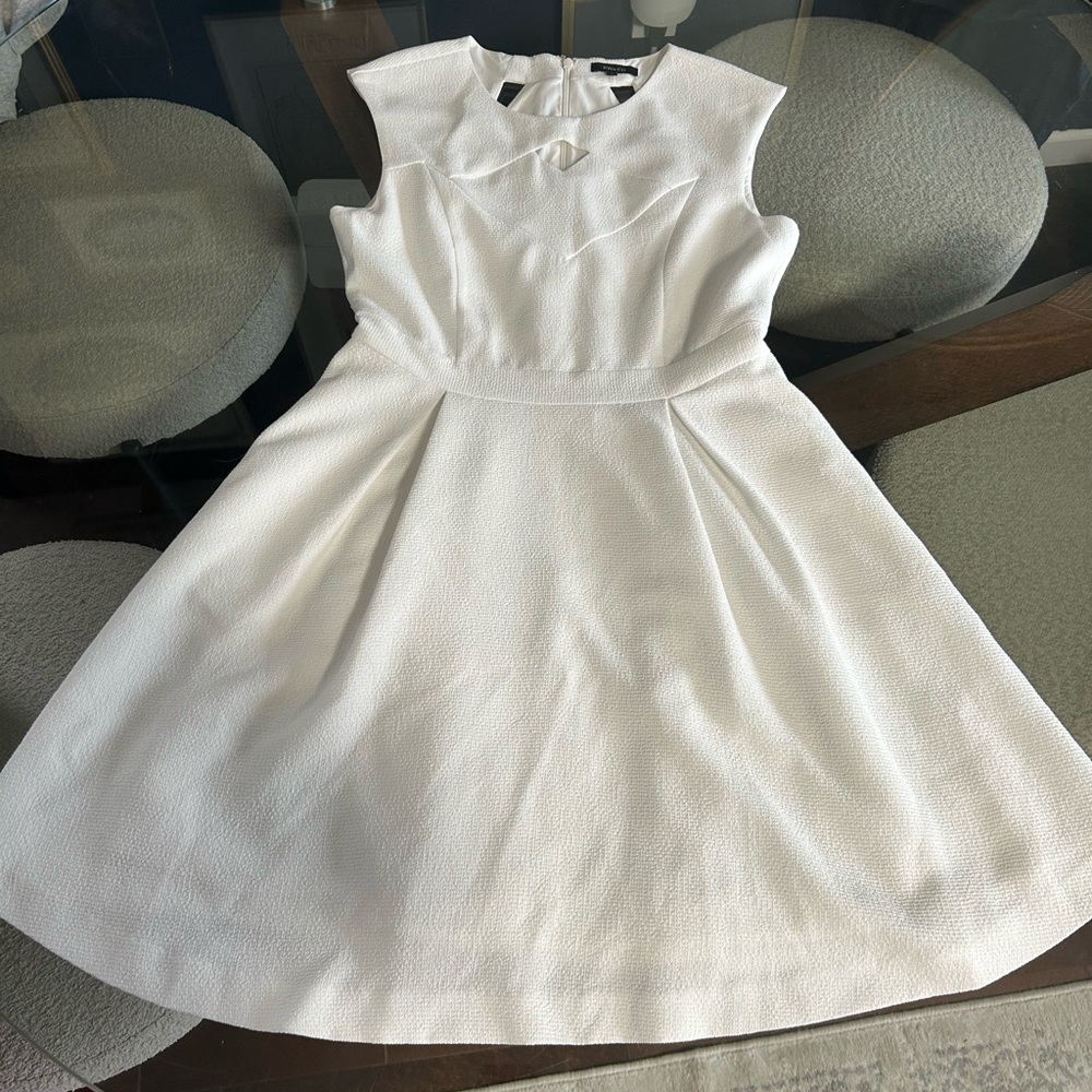 RW & Co white midi dress